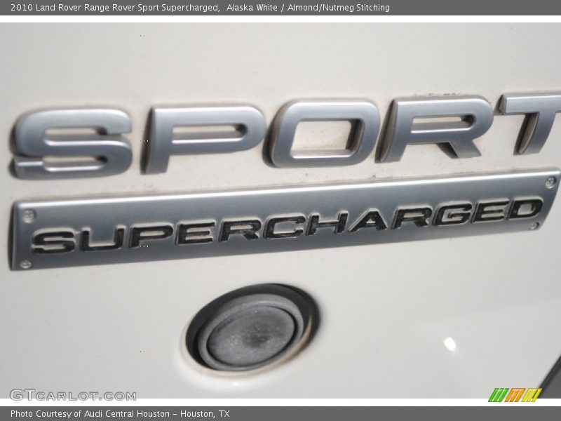 Alaska White / Almond/Nutmeg Stitching 2010 Land Rover Range Rover Sport Supercharged