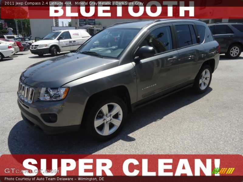 Mineral Gray Metallic / Dark Slate Gray 2011 Jeep Compass 2.4 Latitude 4x4