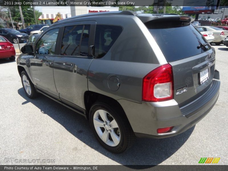 Mineral Gray Metallic / Dark Slate Gray 2011 Jeep Compass 2.4 Latitude 4x4