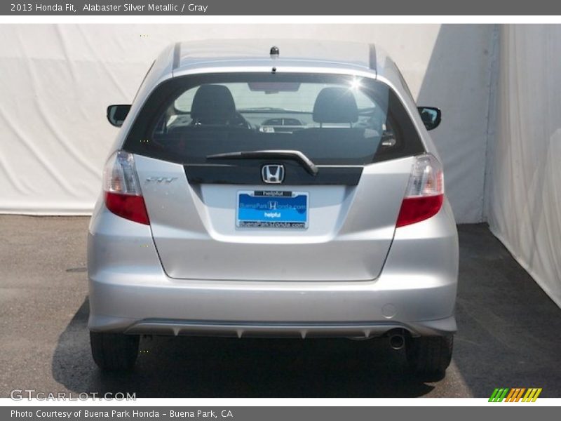 Alabaster Silver Metallic / Gray 2013 Honda Fit