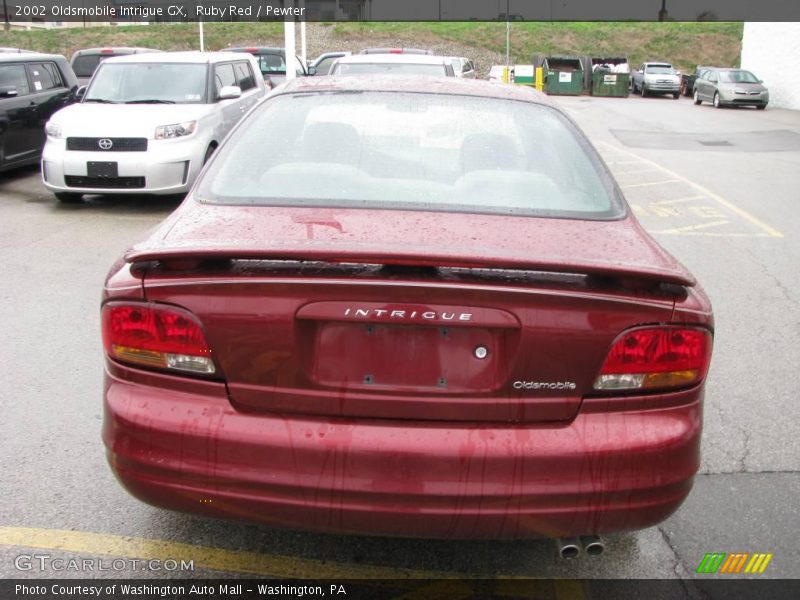 Ruby Red / Pewter 2002 Oldsmobile Intrigue GX