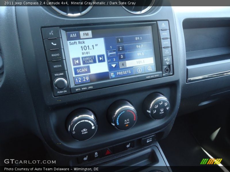 Mineral Gray Metallic / Dark Slate Gray 2011 Jeep Compass 2.4 Latitude 4x4