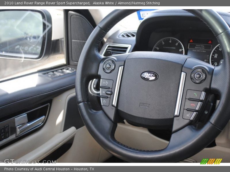 Alaska White / Almond/Nutmeg Stitching 2010 Land Rover Range Rover Sport Supercharged