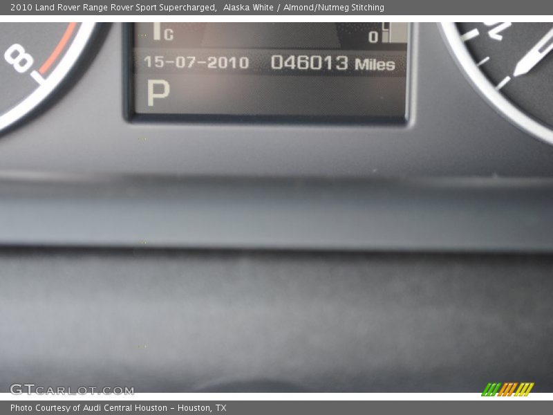 Alaska White / Almond/Nutmeg Stitching 2010 Land Rover Range Rover Sport Supercharged