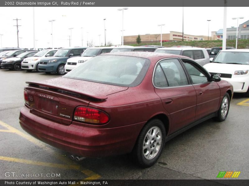 Ruby Red / Pewter 2002 Oldsmobile Intrigue GX