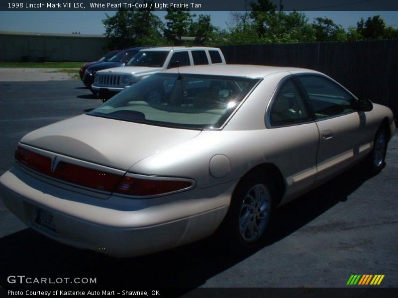 White Pearl Tri-Coat / Light Prairie Tan 1998 Lincoln Mark VIII LSC