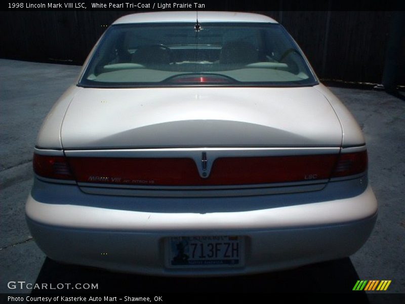 White Pearl Tri-Coat / Light Prairie Tan 1998 Lincoln Mark VIII LSC
