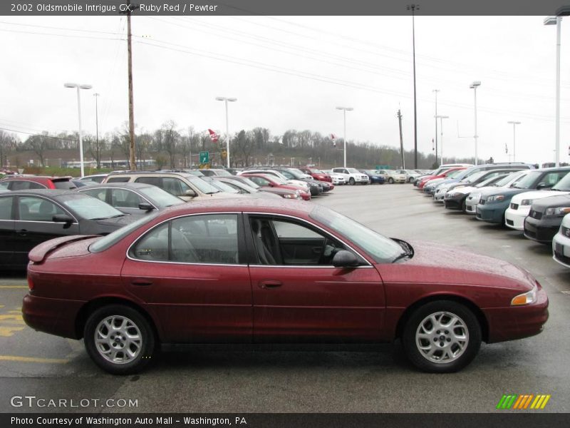 Ruby Red / Pewter 2002 Oldsmobile Intrigue GX