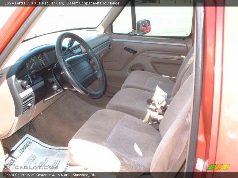  1994 F150 XLT Regular Cab Beige Interior