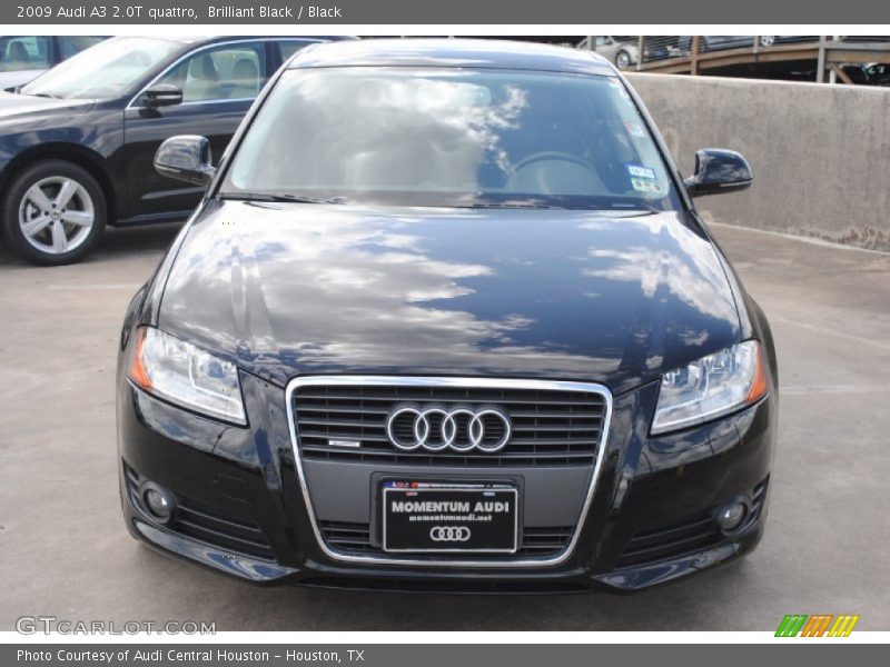 Brilliant Black / Black 2009 Audi A3 2.0T quattro