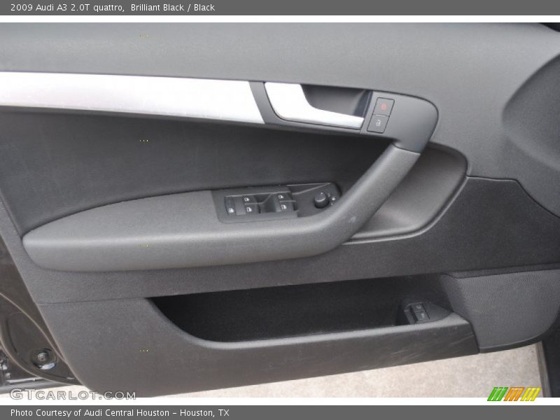 Brilliant Black / Black 2009 Audi A3 2.0T quattro