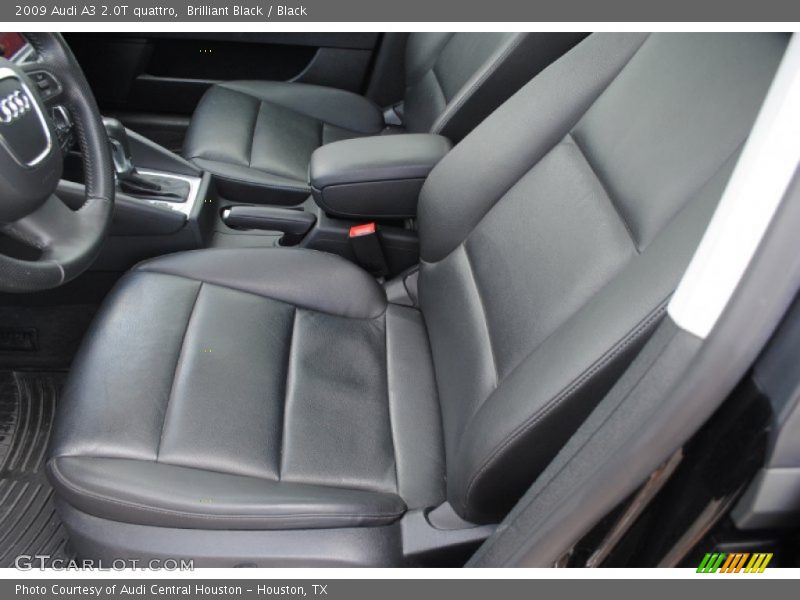 Brilliant Black / Black 2009 Audi A3 2.0T quattro