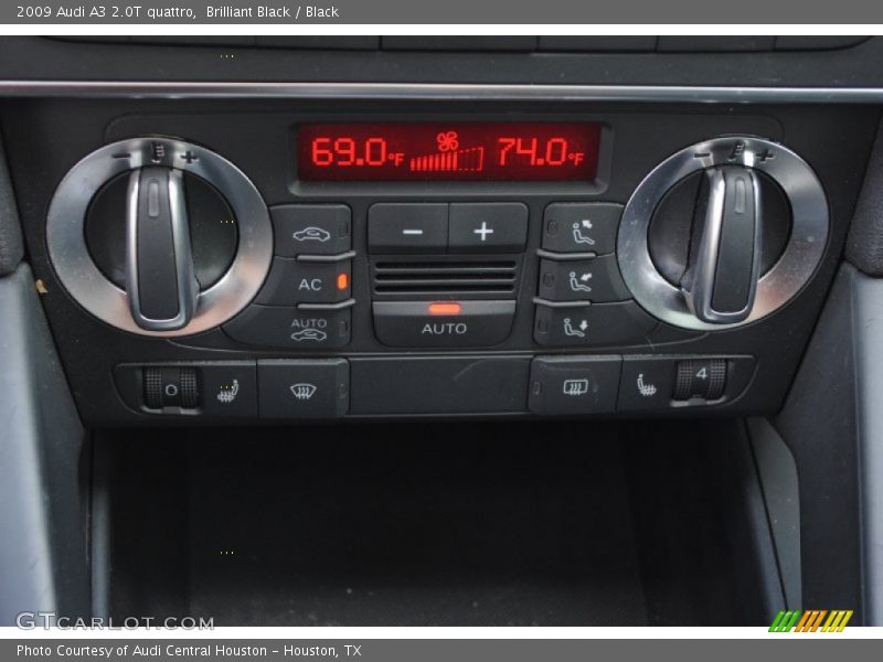 Brilliant Black / Black 2009 Audi A3 2.0T quattro