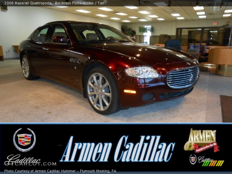 Bordeaux Pontevecchio / Tan 2006 Maserati Quattroporte