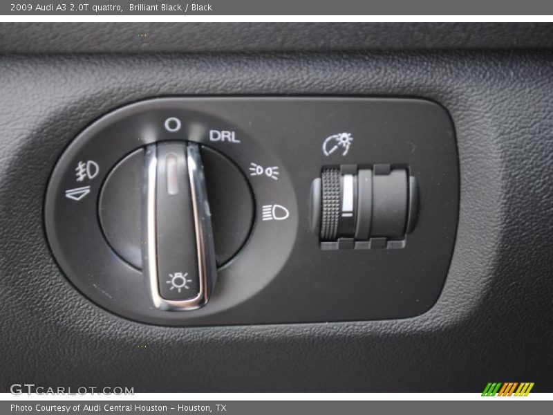 Brilliant Black / Black 2009 Audi A3 2.0T quattro