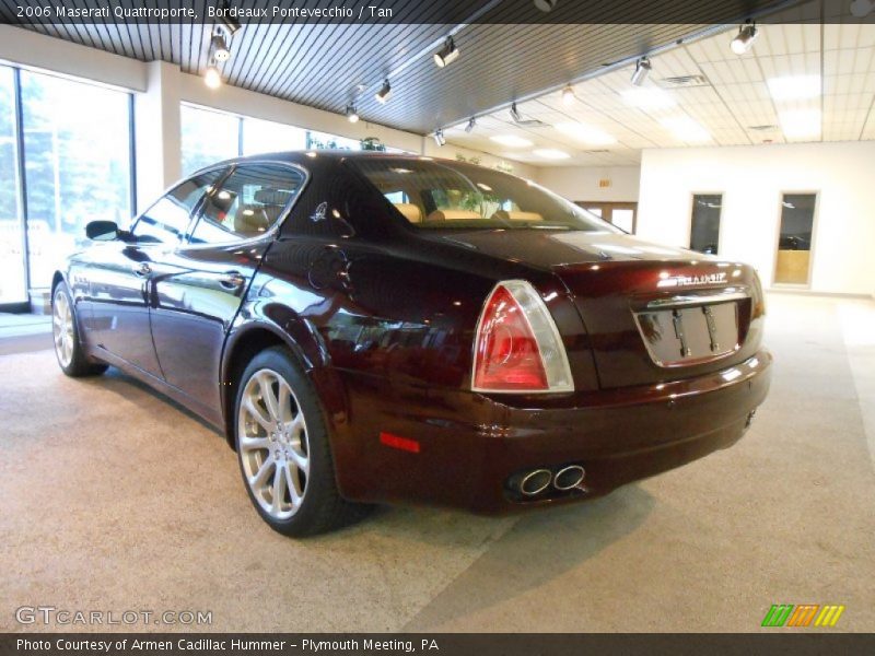 Bordeaux Pontevecchio / Tan 2006 Maserati Quattroporte