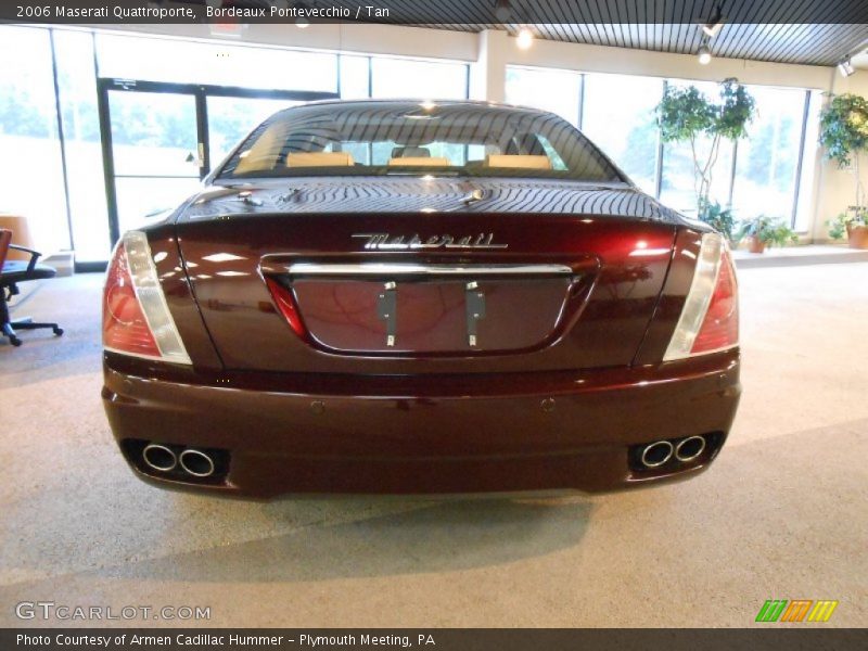 Bordeaux Pontevecchio / Tan 2006 Maserati Quattroporte