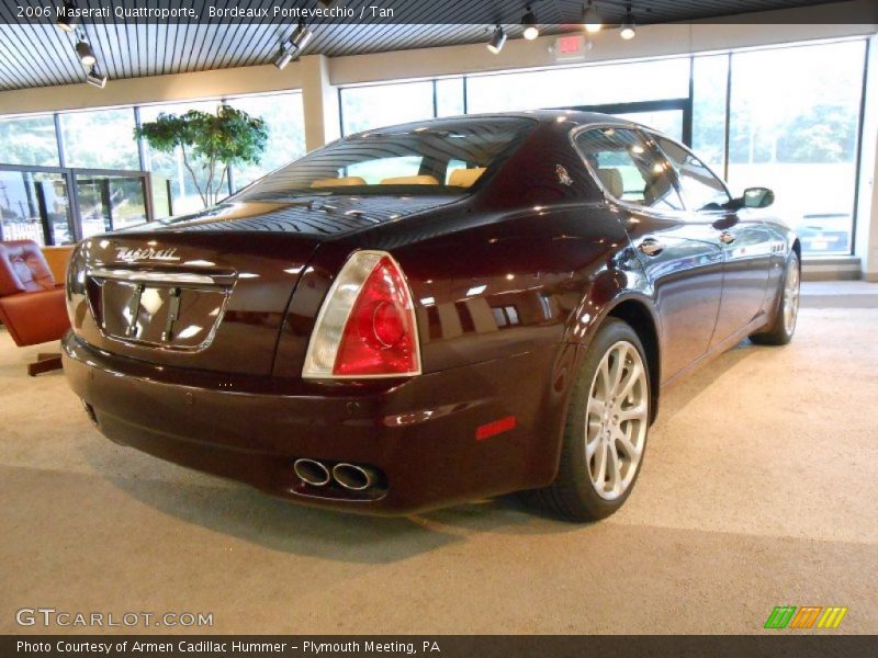 Bordeaux Pontevecchio / Tan 2006 Maserati Quattroporte