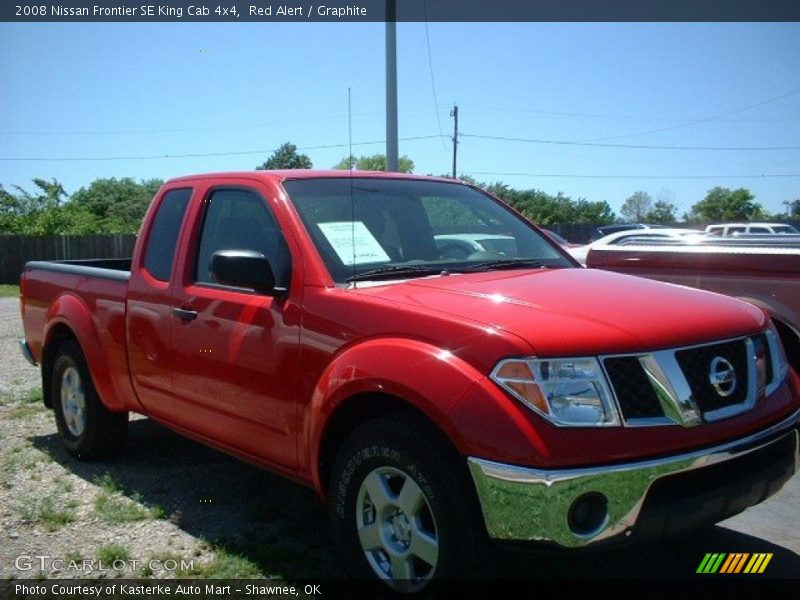 Red Alert / Graphite 2008 Nissan Frontier SE King Cab 4x4