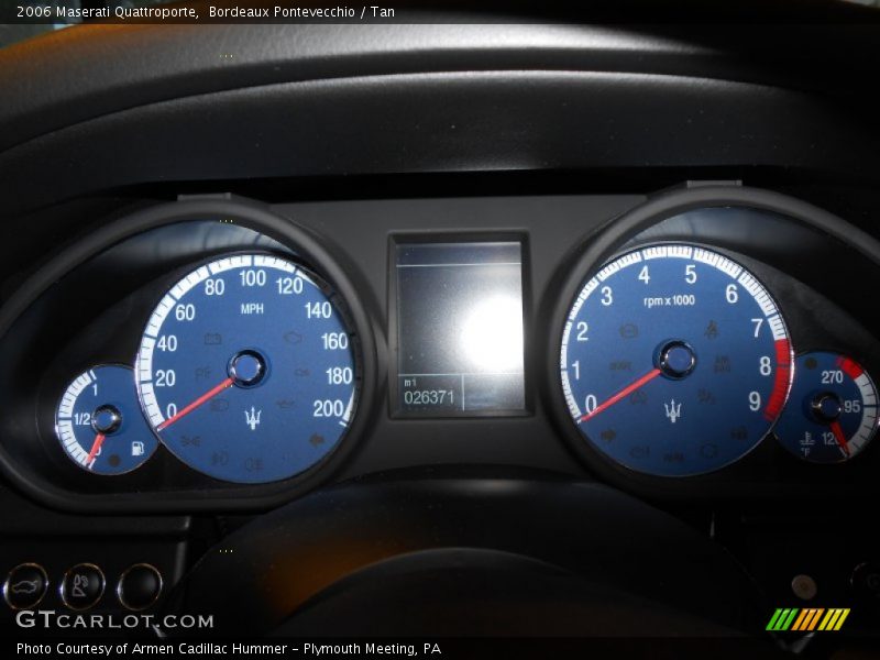  2006 Quattroporte   Gauges