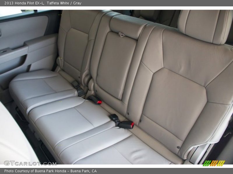 Taffeta White / Gray 2013 Honda Pilot EX-L