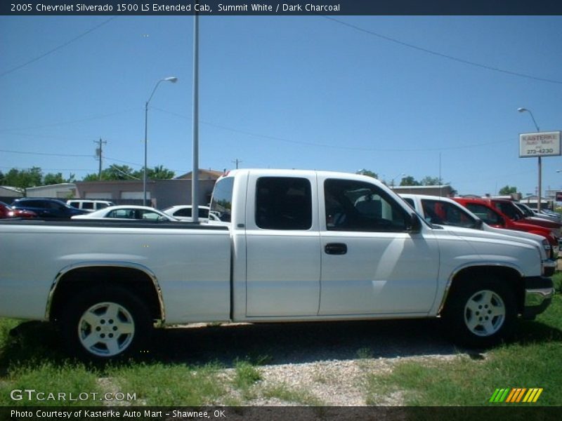 Summit White / Dark Charcoal 2005 Chevrolet Silverado 1500 LS Extended Cab