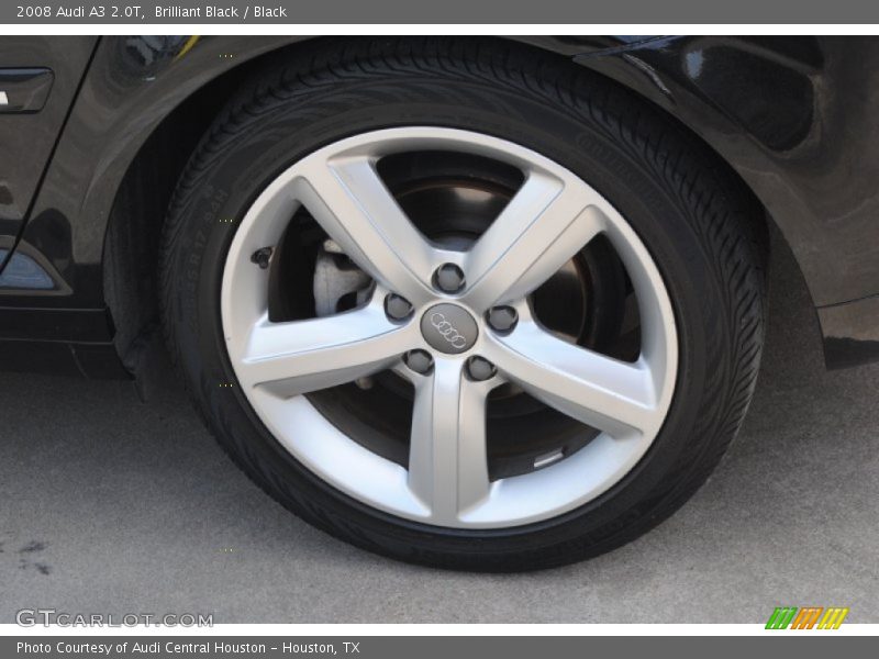 Brilliant Black / Black 2008 Audi A3 2.0T