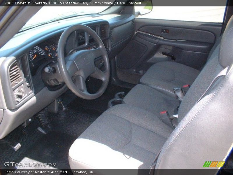 Summit White / Dark Charcoal 2005 Chevrolet Silverado 1500 LS Extended Cab