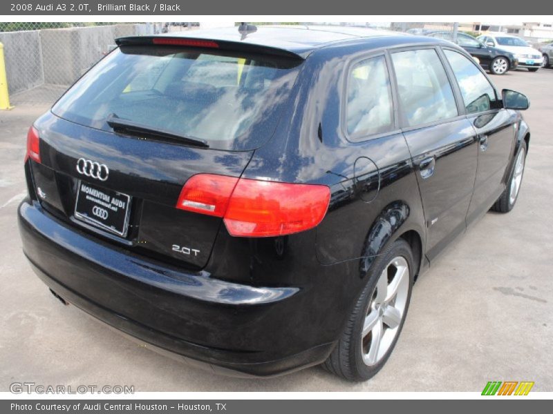 Brilliant Black / Black 2008 Audi A3 2.0T