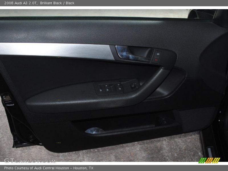 Brilliant Black / Black 2008 Audi A3 2.0T