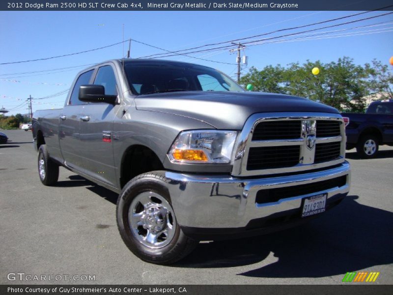 Mineral Gray Metallic / Dark Slate/Medium Graystone 2012 Dodge Ram 2500 HD SLT Crew Cab 4x4