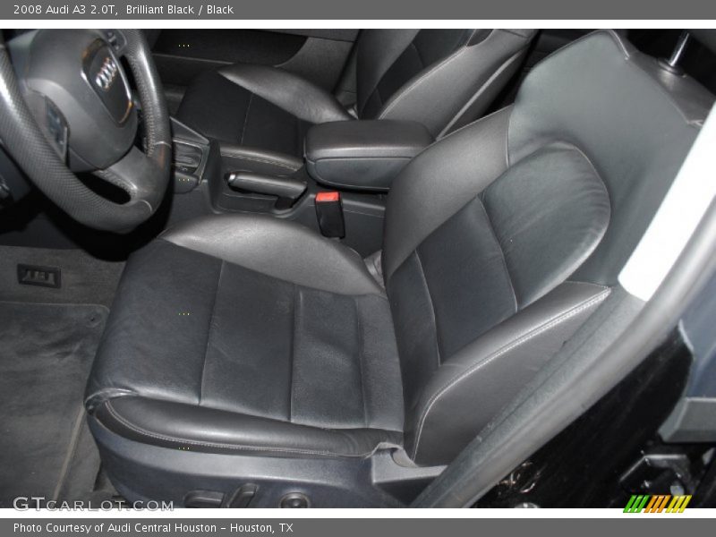 Brilliant Black / Black 2008 Audi A3 2.0T