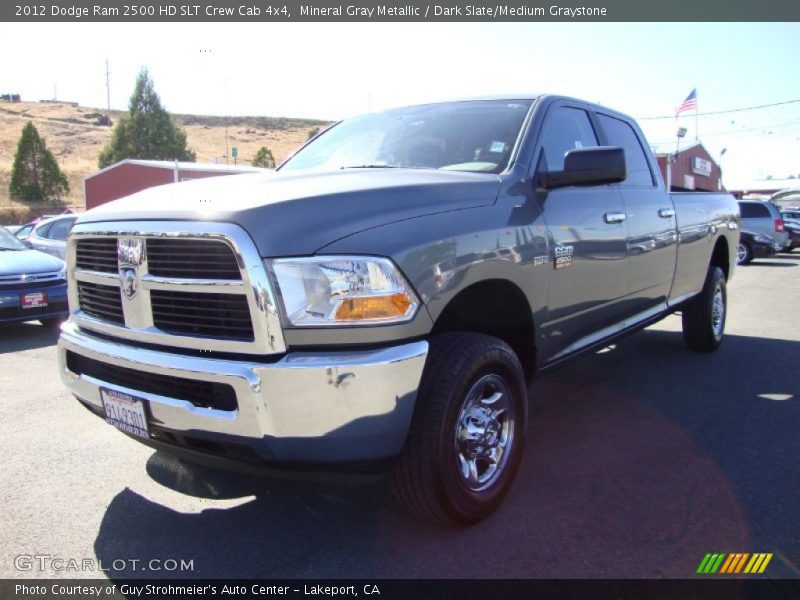 Mineral Gray Metallic / Dark Slate/Medium Graystone 2012 Dodge Ram 2500 HD SLT Crew Cab 4x4