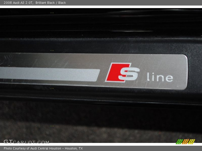 Brilliant Black / Black 2008 Audi A3 2.0T