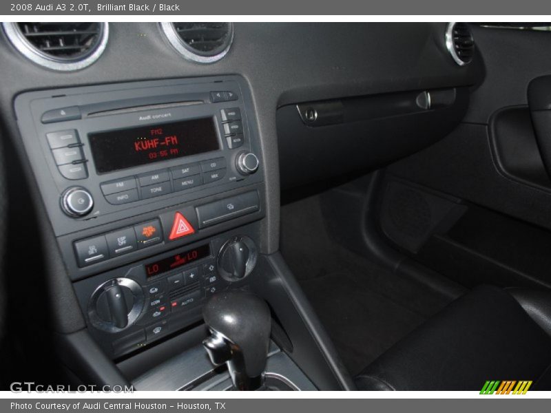 Brilliant Black / Black 2008 Audi A3 2.0T