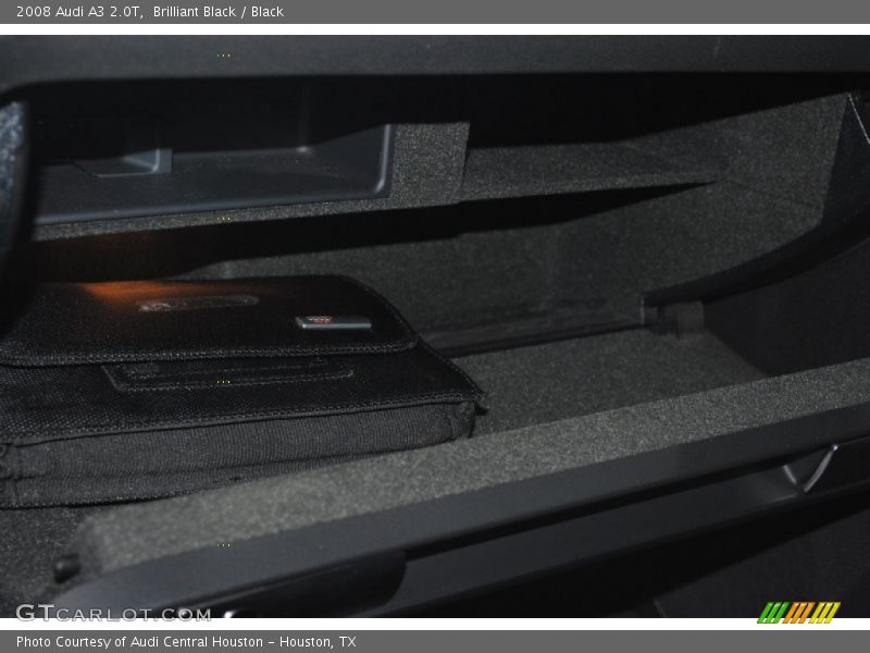 Brilliant Black / Black 2008 Audi A3 2.0T