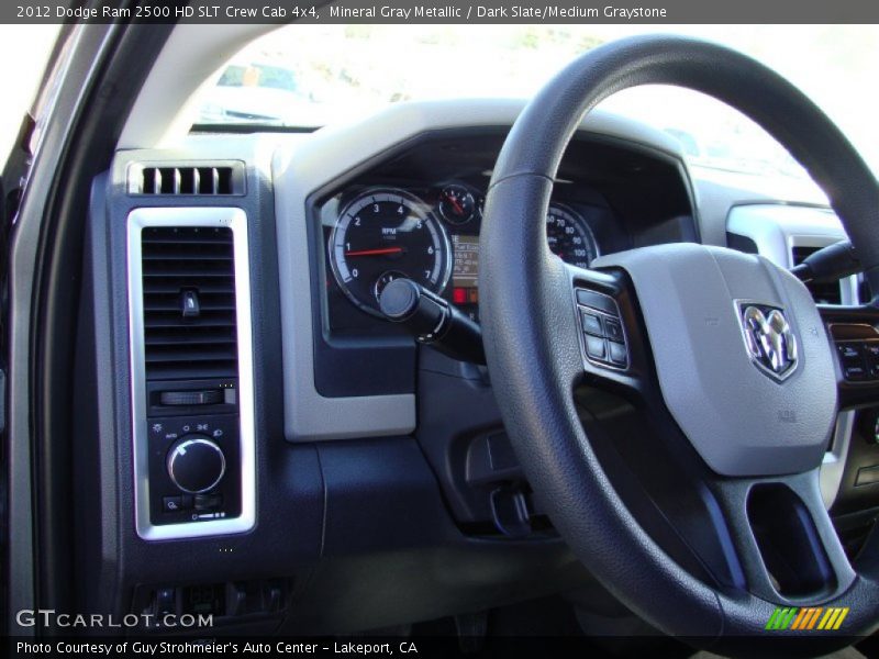 Mineral Gray Metallic / Dark Slate/Medium Graystone 2012 Dodge Ram 2500 HD SLT Crew Cab 4x4