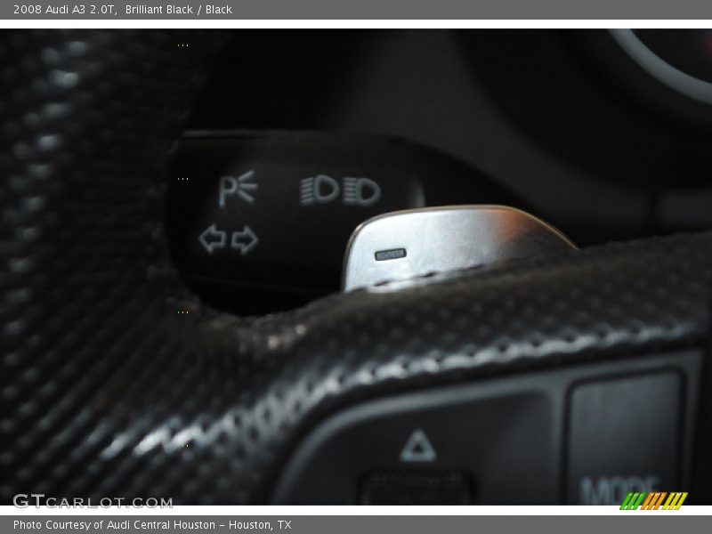 Brilliant Black / Black 2008 Audi A3 2.0T