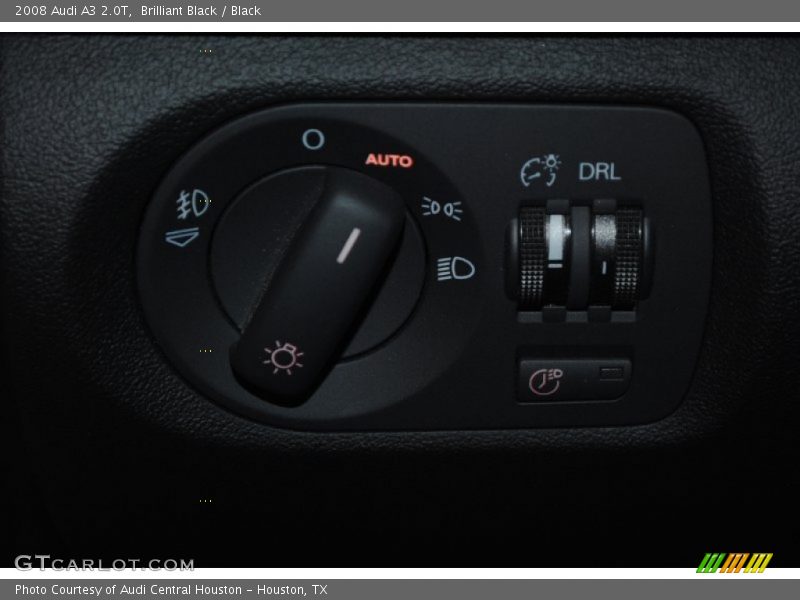 Brilliant Black / Black 2008 Audi A3 2.0T