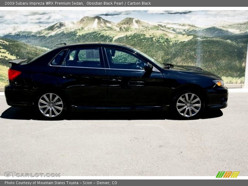 Obsidian Black Pearl / Carbon Black 2009 Subaru Impreza WRX Premium Sedan