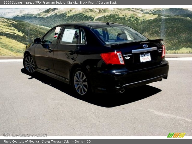 Obsidian Black Pearl / Carbon Black 2009 Subaru Impreza WRX Premium Sedan