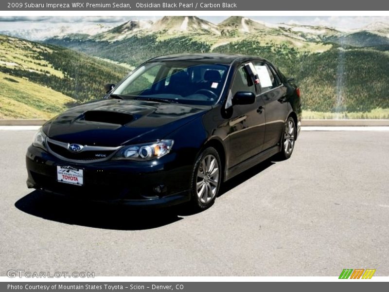 Obsidian Black Pearl / Carbon Black 2009 Subaru Impreza WRX Premium Sedan