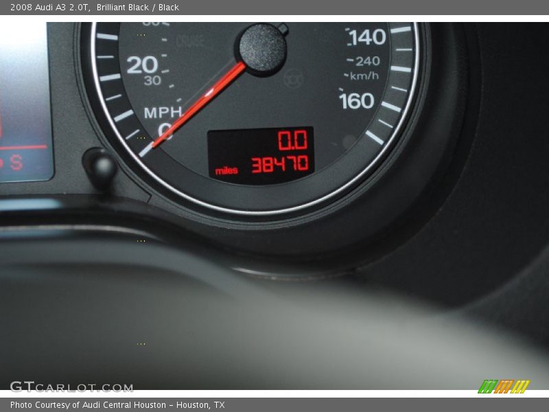 Brilliant Black / Black 2008 Audi A3 2.0T