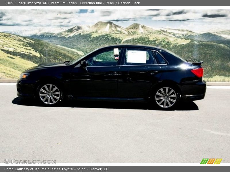 Obsidian Black Pearl / Carbon Black 2009 Subaru Impreza WRX Premium Sedan
