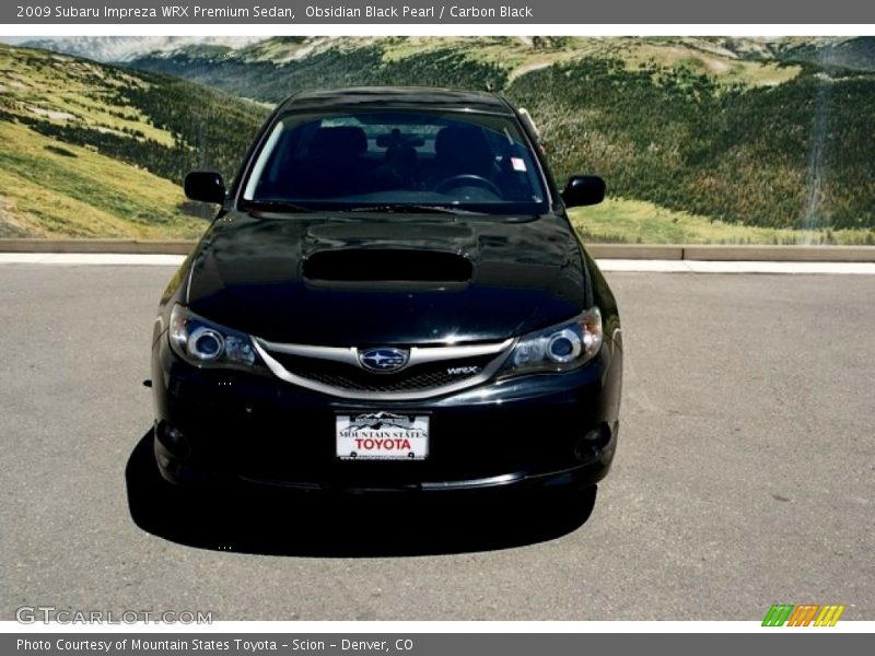 Obsidian Black Pearl / Carbon Black 2009 Subaru Impreza WRX Premium Sedan
