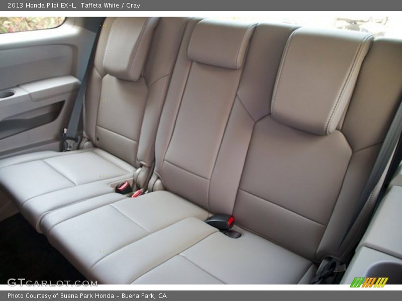 Taffeta White / Gray 2013 Honda Pilot EX-L