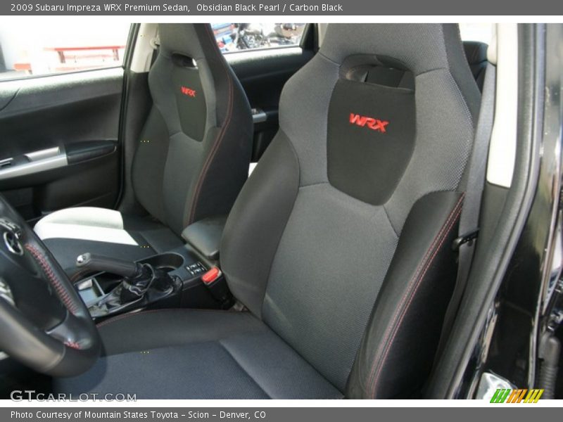 Obsidian Black Pearl / Carbon Black 2009 Subaru Impreza WRX Premium Sedan