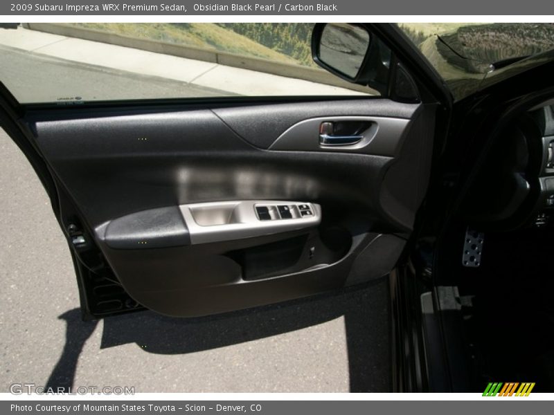 Obsidian Black Pearl / Carbon Black 2009 Subaru Impreza WRX Premium Sedan