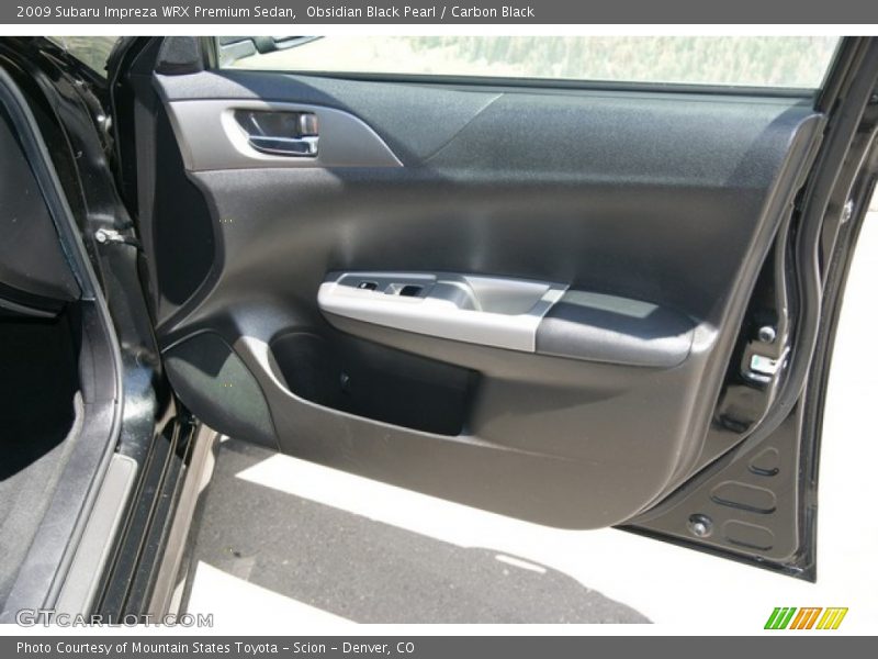 Obsidian Black Pearl / Carbon Black 2009 Subaru Impreza WRX Premium Sedan