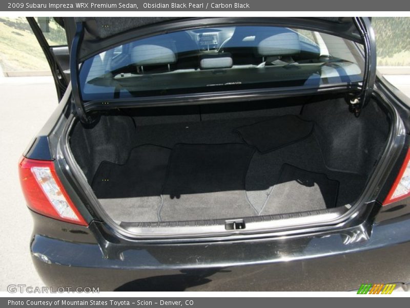 Obsidian Black Pearl / Carbon Black 2009 Subaru Impreza WRX Premium Sedan